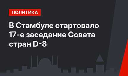 В Стамбуле стартовало 17-е заседание Совета стран D-8
