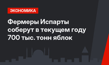 Фермеры Испарты соберут в текущем году 700 тыс. тонн яблок