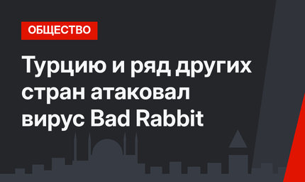 Турцию и ряд других стран атаковал вирус Bad Rabbit