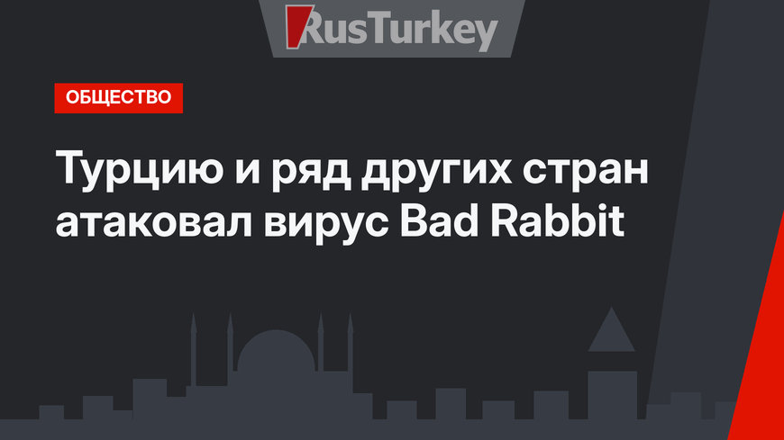 Турцию и ряд других стран атаковал вирус Bad Rabbit