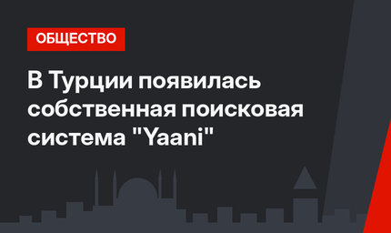В Турции появилась собственная поисковая система "Yaani"