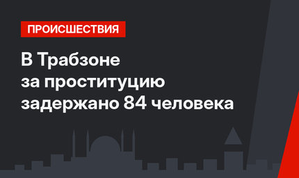 В Трабзоне за проституцию задержано 84 человека