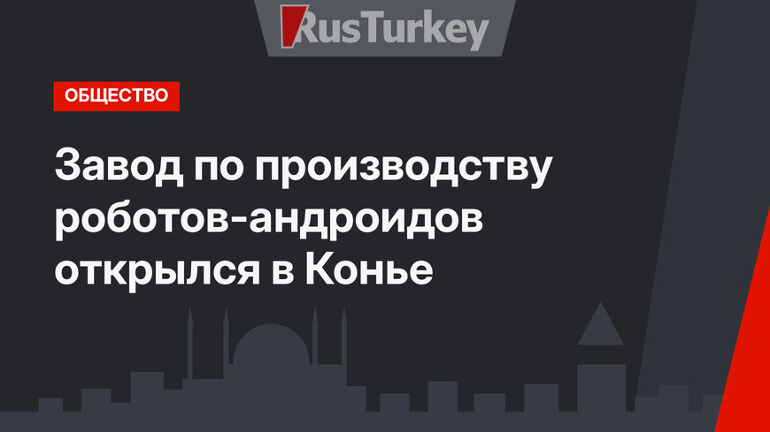 Завод по производству роботов-андроидов открылся в Конье 