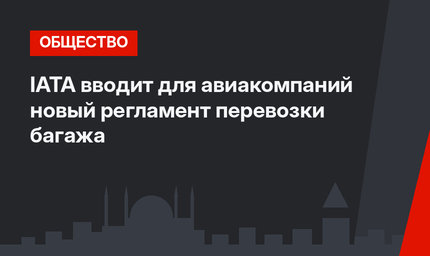 IATA вводит для авиакомпаний новый регламент перевозки багажа