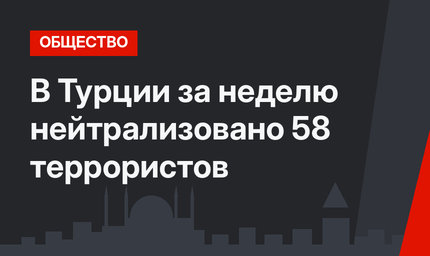 В Турции за неделю нейтрализовано 58 террористов
