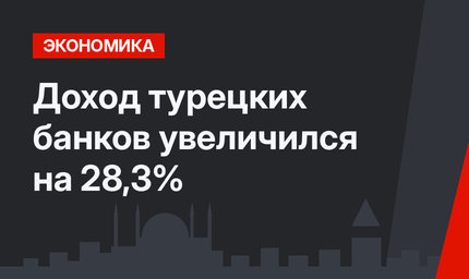 Доход турецких банков увеличился на 28,3%