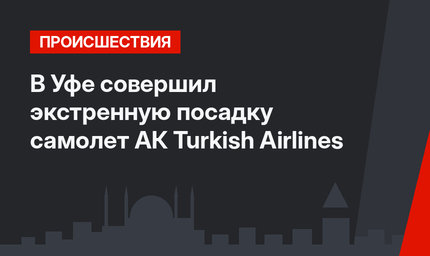 В Уфе совершил экстренную посадку самолет АК Turkish Airlines