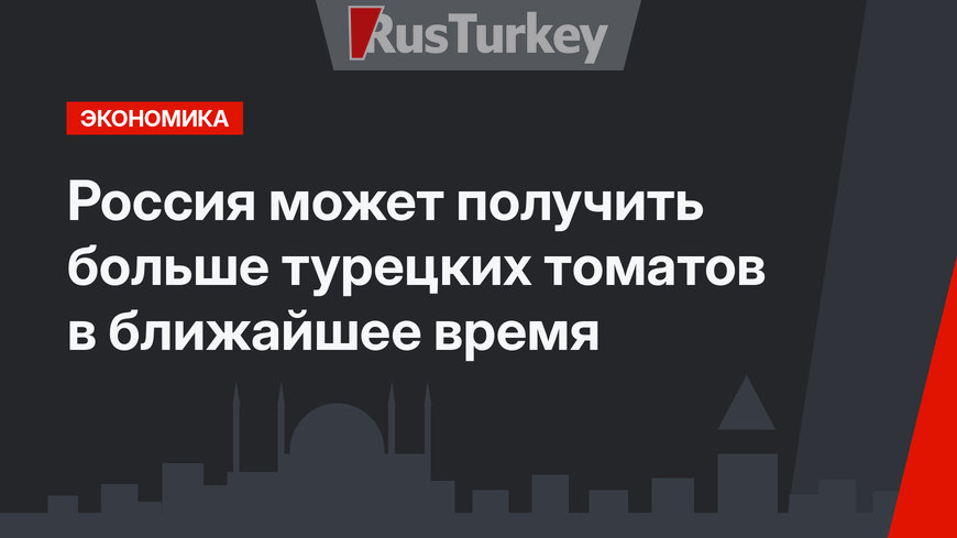 Россия может получить больше турецких томатов в ближайшее время