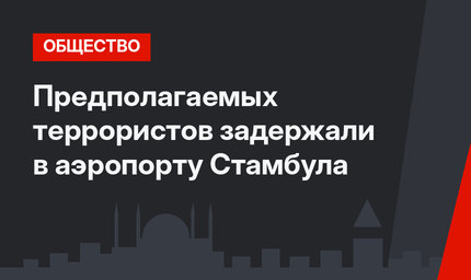 Предполагаемых террористов задержали в аэропорту Стамбула