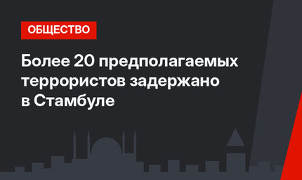 Более 20 предполагаемых террористов задержано в  Стамбуле