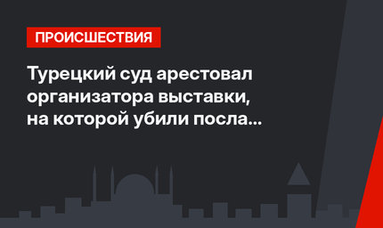 Турецкий суд арестовал организатора выставки, на которой убили посла Карлова