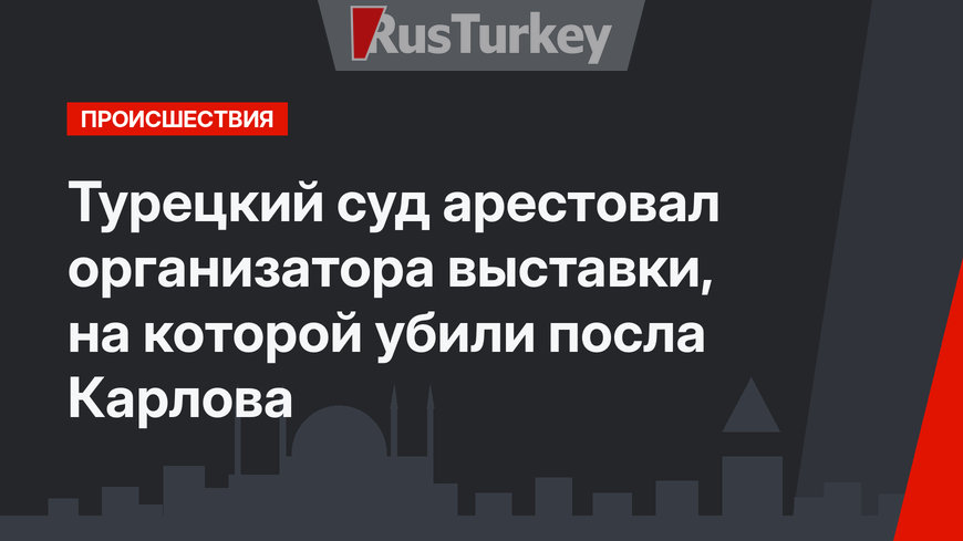 Турецкий суд арестовал организатора выставки, на которой убили посла Карлова