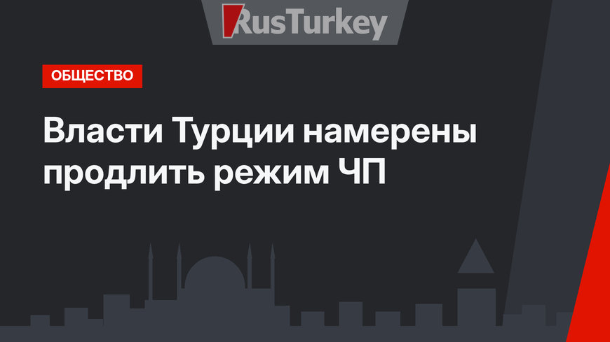 Власти Турции намерены продлить режим ЧП