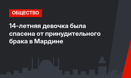 14-летняя девочка была спасена от принудительного брака в Мардине