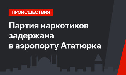 Партия наркотиков задержана в аэропорту Ататюрка