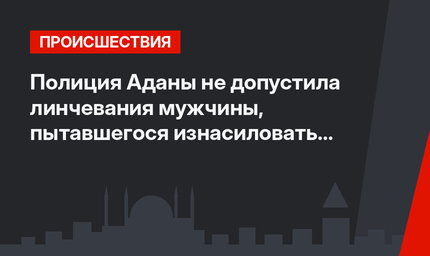 Полиция Аданы не допустила линчевания мужчины, пытавшегося изнасиловать 3-летнюю девочку (фото)