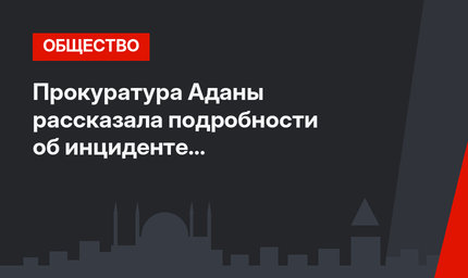 Прокуратура Аданы рассказала подробности об инциденте с изнасилованием 4,5-летней девочки