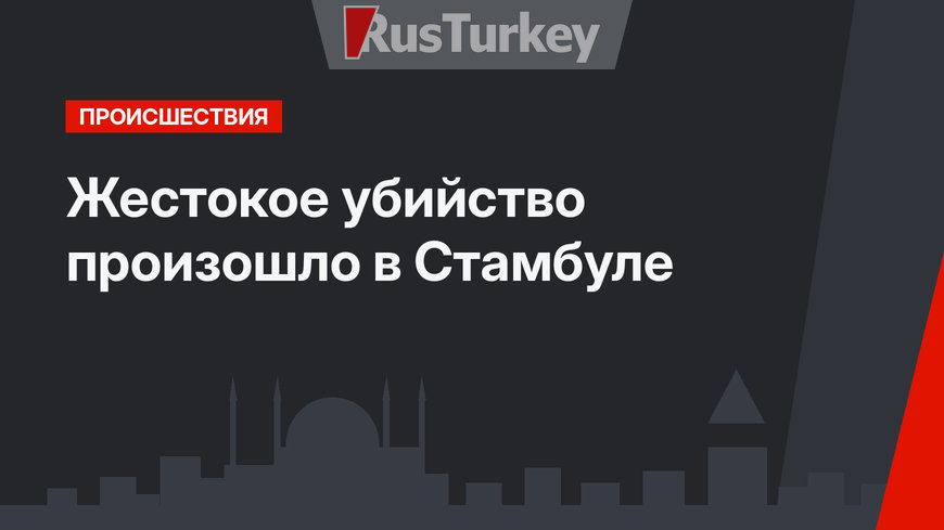 Жестокое убийство произошло в Стамбуле