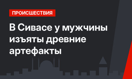 В Сивасе у мужчины изъяты древние артефакты