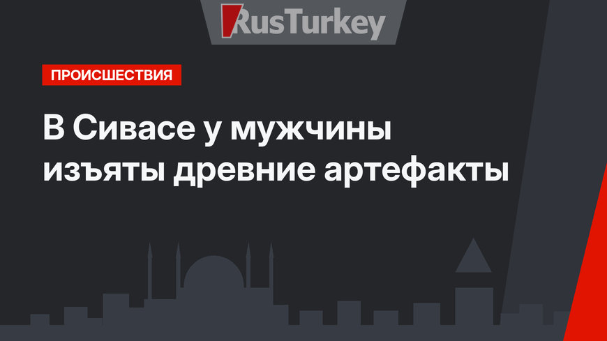 В Сивасе у мужчины изъяты древние артефакты