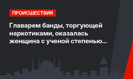 Главарем банды, торгующей наркотиками, оказалась женщина с ученой степенью Магистра