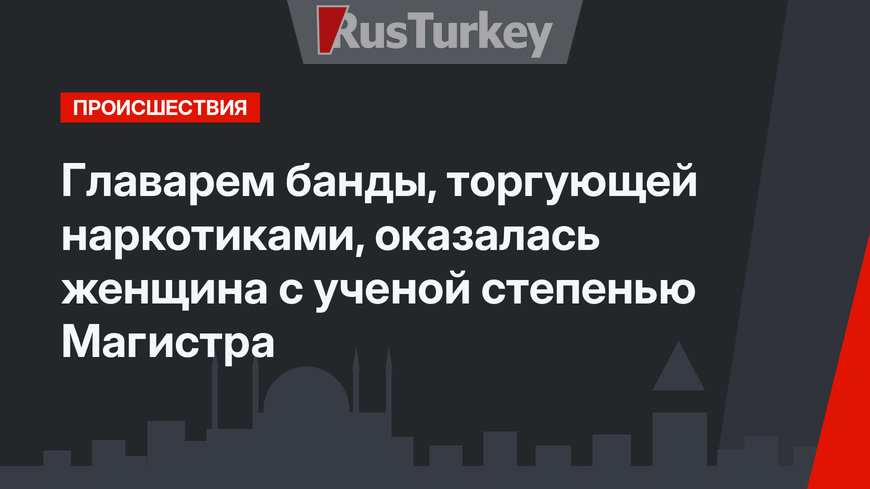Главарем банды, торгующей наркотиками, оказалась женщина с ученой степенью Магистра