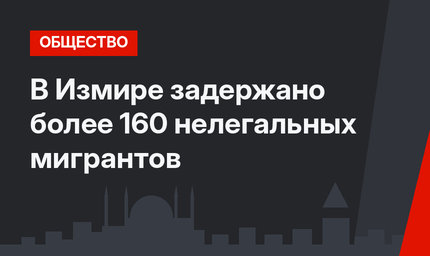 В Измире задержано более 160 нелегальных мигрантов