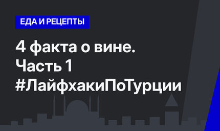 4 факта о вине. Часть 1 #ЛайфхакиПоТурции
