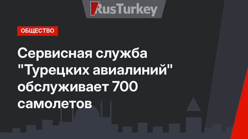 Сервисная служба "Турецких авиалиний" обслуживает 700 самолетов