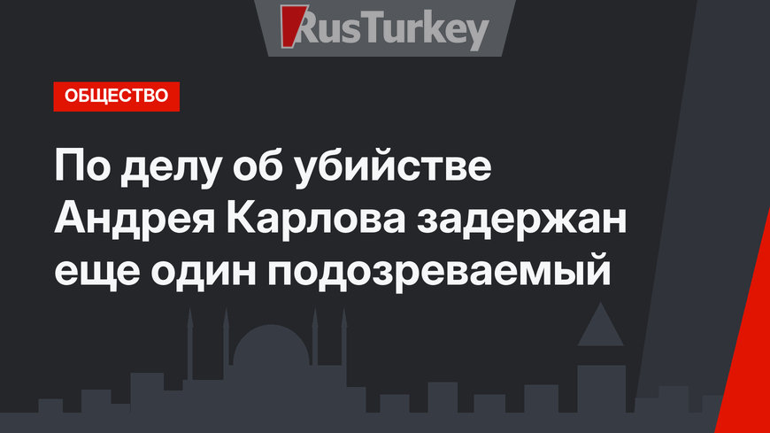 По делу об убийстве Андрея Карлова задержан еще один подозреваемый