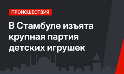 В Стамбуле изъята крупная партия детских игрушек