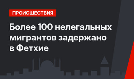 Более 100 нелегальных мигрантов задержано в Фетхие