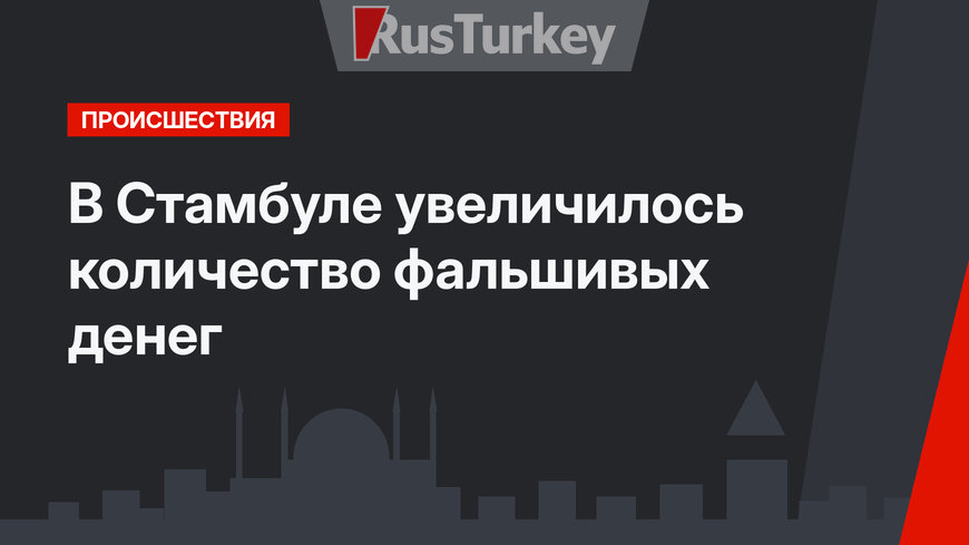 В Стамбуле увеличилось количество фальшивых денег