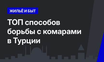 ТОП способов борьбы с комарами в Турции 