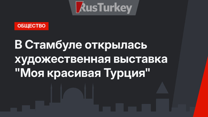 В Стамбуле открылась художественная выставка  "Моя красивая Турция"