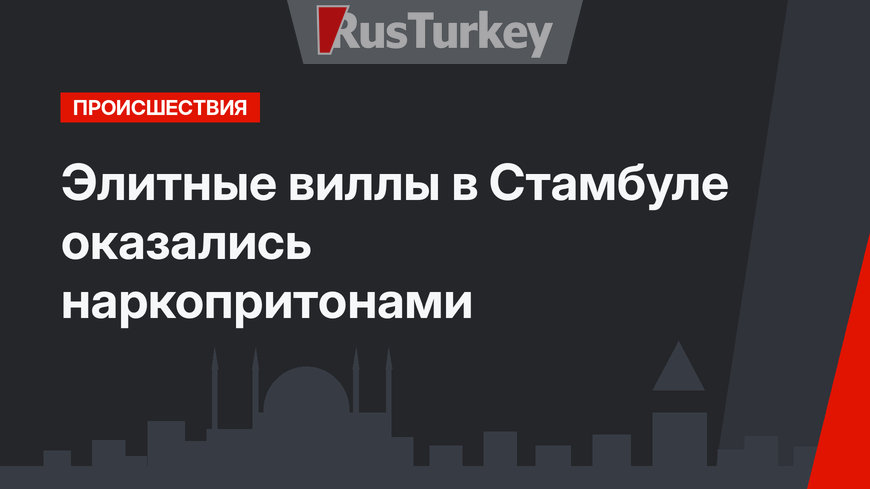 Элитные виллы в Стамбуле оказались наркопритонами