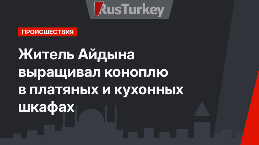 Житель Айдына выращивал коноплю в платяных и кухонных шкафах