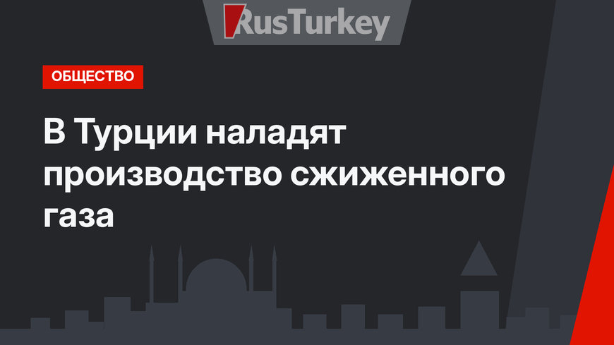 В Турции наладят производство сжиженного газа