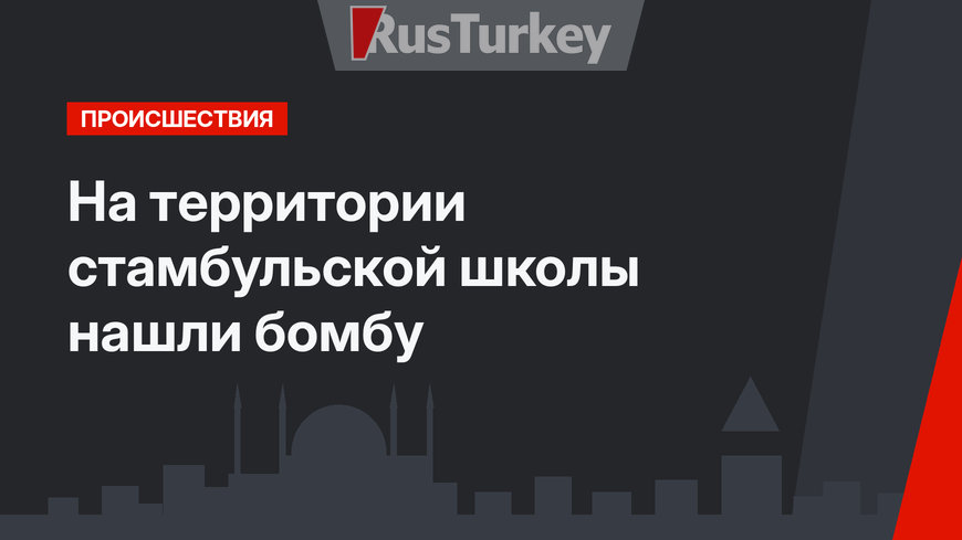 На территории стамбульской школы нашли бомбу