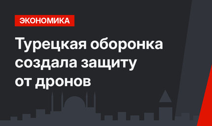 Турецкая оборонка создала защиту от дронов
