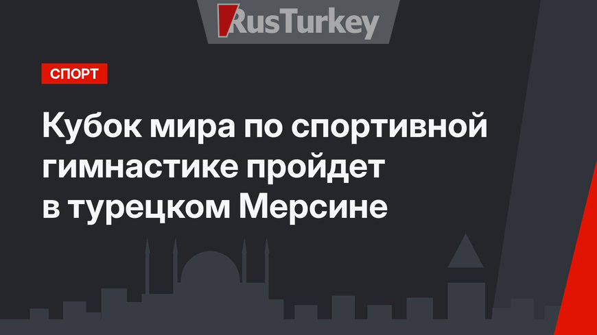 Кубок мира по спортивной гимнастике пройдет в турецком Мерсине