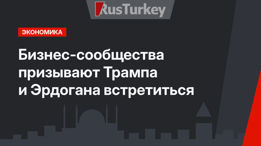Бизнес-сообщества призывают Трампа и Эрдогана встретиться