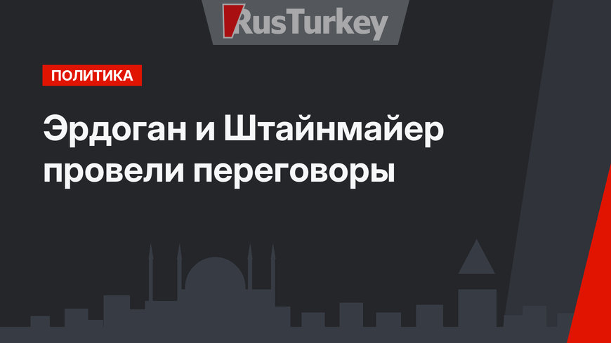 Эрдоган и Штайнмайер провели переговоры