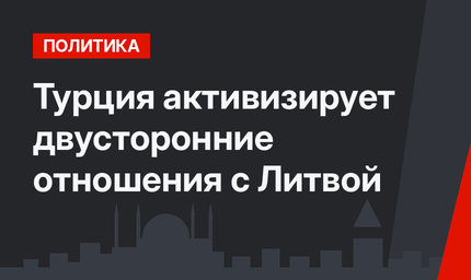 Турция активизирует двусторонние отношения с Литвой