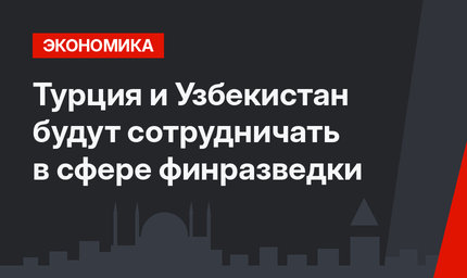 Турция и Узбекистан будут сотрудничать в сфере финразведки