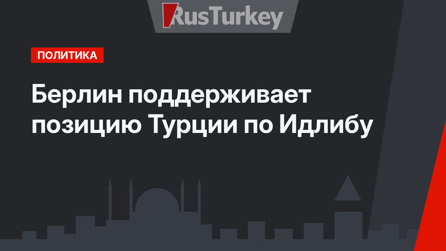Берлин поддерживает позицию Турции по Идлибу