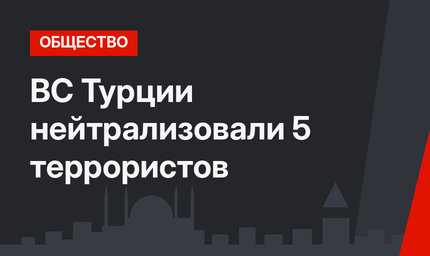 ВС Турции нейтрализовали 5 террористов
