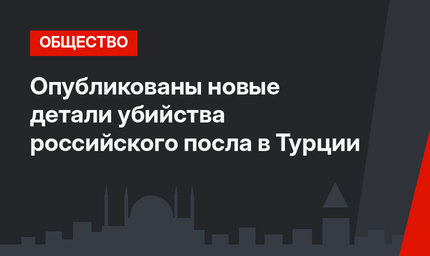 Опубликованы новые детали убийства российского посла в Турции
