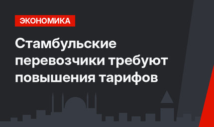 Стамбульские перевозчики требуют повышения тарифов
