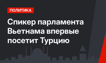 Спикер парламента Вьетнама впервые посетит Турцию